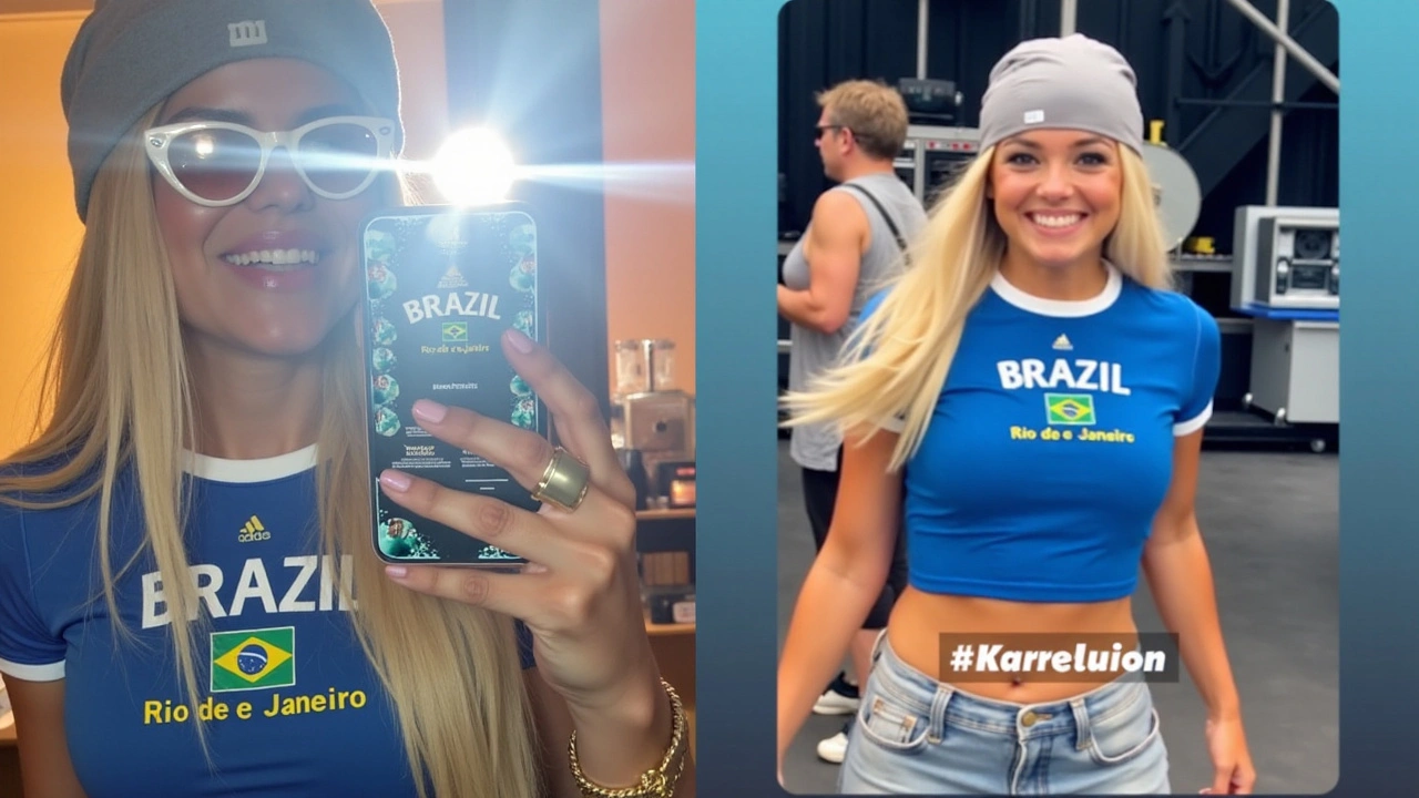 Karol G Exibe Camisa da Seleção Brasileira Antes do Show no Rock in Rio 2024