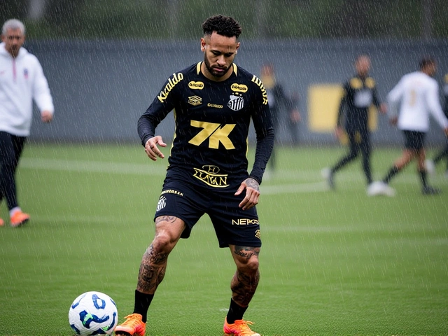 Neymar treina com Santos e busca redenção antes do clássico contra o Palmeiras na luta contra o rebaixamento
