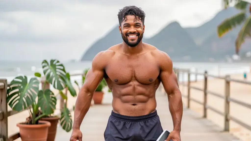 Corpo masculino definido: o que decide o resultado não é a balança