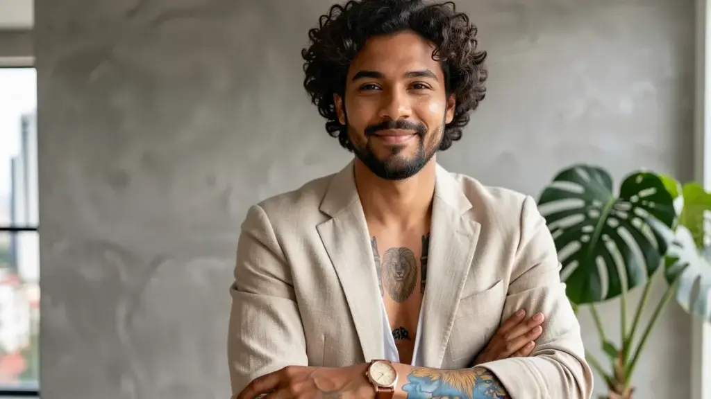 Leão Aquarela Tattoo no Antebraço, Peito e Costas: Ideias Que Envelhecem Bem