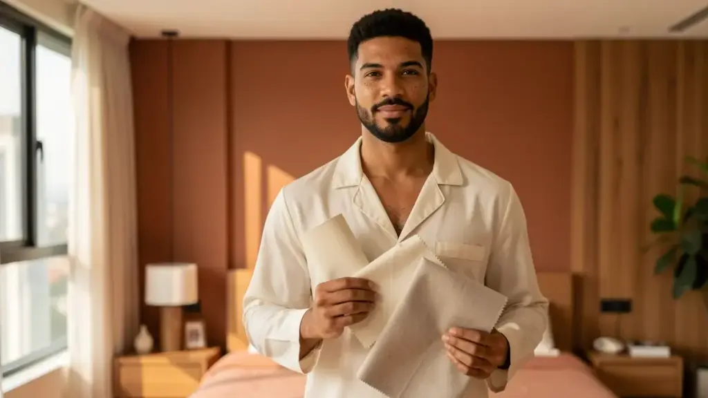 Pijama Masculino Any Any: Como Escolher Tecido, Gramatura e Tamanho Pijama Masculino Any Any: Como Escolher Tecido, Gramatura e Tamanho