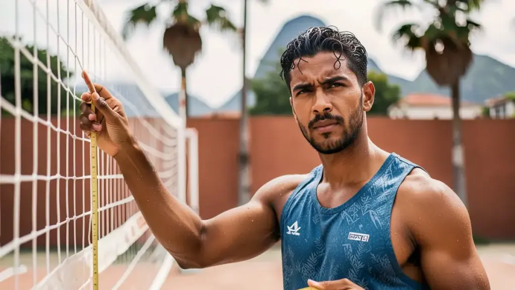 Qual a altura da rede de vôlei masculino? A medida oficial e como conferir na quadra